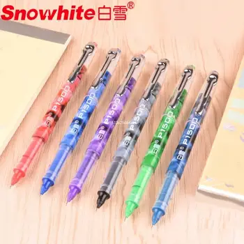 12 штук Красочные нейтральные ручки Шариковые ручки Прямые жидкие гелевые ручки Дропшиппинг
