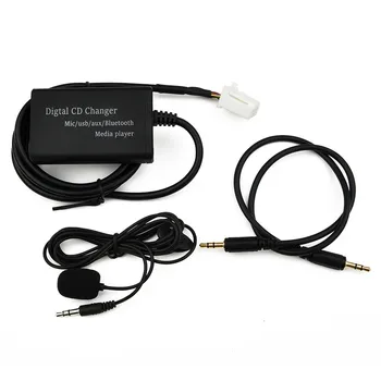 1 комплект модуль модуль жгут проводов микрофонный кабель bluetooth5.0 комплект громкая связь стерео USB AUX адаптер интерфейс для автомобильной электроники Toyota