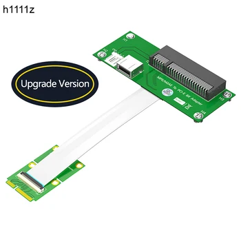 НОВЫЙ разъем Mini PCIE на PCI Express X8 USB2.0 Riser Board с удлинителем FPC 4-контактная магнитная площадка питания Горизонтальная установка