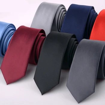 Solid Neckties 5 см Silm Neck Tie Полиэстер Черное Золото Розовый Узкие Галстуки Для Мужчин Женщин Красочные Повседневные Аксессуары Рубашки