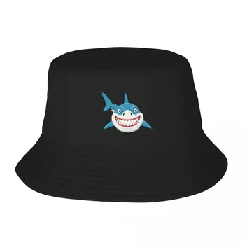 Забавная акула Взрослый рыбак Шляпа Боб Ведро Шляпы Мужчины Женщины Кепки Рыбак Шляпа Девочка Мальчик Шляпа