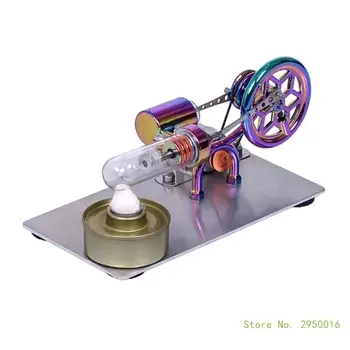 Двигатель Стирлинга Паровая тепловая образовательная модель Образовательная игрушка Низкотемпературная модель двигателя Стирлинга Настольная модель генератора