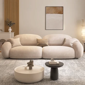 Lounge Классические диваны Стиль откидной спинки Плюшевый диван для скандинавских девочек Одноместный дешевый Элегантный Sillas Para Sala De Estar Домашняя мебель