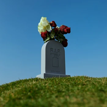 Hj1 Текучая надгробная керамическая ваза Сушеный цветок Вставка Цветочный прилив Художественные украшения для дома