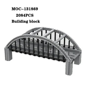 Строительный блок MOC-131869 Современный строительный блок для сращивания арочного моста Модель 2084PCS Взрослый и детский подарок на день рождения