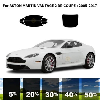  предварительно нарезанная нанокерамика автомобиль УФ тонировка окон комплект автомобильная оконная пленка для ASTON MARTIN VANTAGE 2 DR COUPE 2005-2017