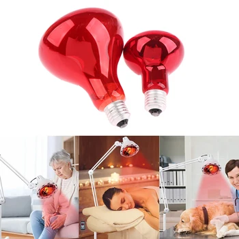  Инфракрасная физиотерапевтическая лампа 100 Вт 150 Вт Нагревательная терапия Красная лампа для тела Боль в шее Артрит Мышечные суставы Расслабление Облегчение боли