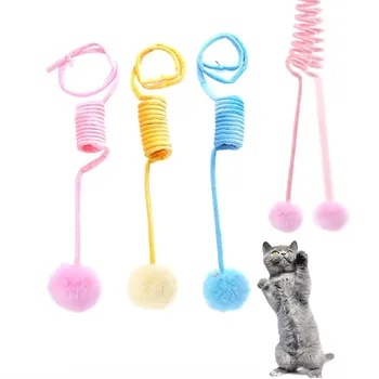 Подвесная веревочная игрушка для кошек Забавные веревки Плюшевые игрушки для кошек Интерактивная игрушка для кошек Аксессуары для кошек