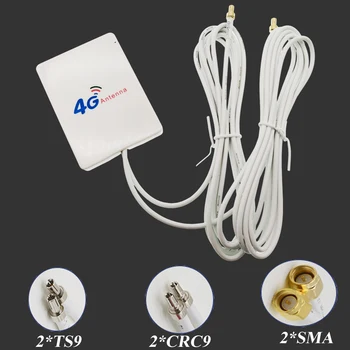 LTE Маршрутизатор Внешняя антенна 3G 4G TS9 CRC9 SMA Разъем 4G LTE Антенна 4G LTE с кабелем 2M для маршрутизатора Huawei ZTE 3G 4G LTE Маршрутизатор Модем