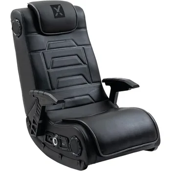 X Rocker XL Напольное игровое кресло, используется со всеми основными игровыми консолями, смарт-устройствами, с сабвуфером, динамиками, установленными на подголовнике