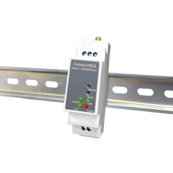 Последовательный порт Modbus RS485 на DIN-рейку в преобразователь Ethernet/WiFI двунаправленная прозрачная передача данных между RS485 и RJ45