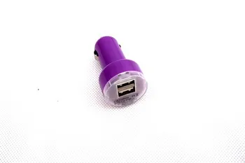 12 В Электрическая розетка USB Зарядное устройство Конвертер Вишнево-фиолетовый цвет