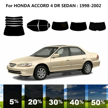  предварительно нарезанная нанокерамика автомобиль УФ тонировка окон комплект автомобильная оконная пленка для HONDA CG5 / CG1 ACCORD 4 DR СЕДАН 1998-2002