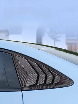 Для BYD Seal EV Жалюзи заднего стекла ABS Задний треугольный жалюзи Окно Боковая вентиляционная отделка Наклейка Аксессуары для экстерьера автомобиля