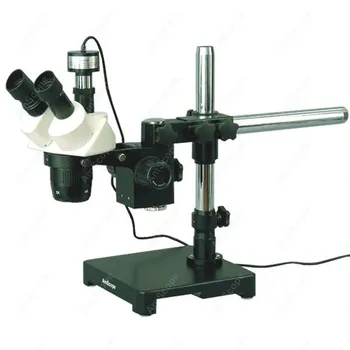 AmScope поставляет стереомикроскоп 10X-20X-30X-60X на штанге + цифровую камеру SW-3T13Z-PB