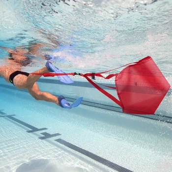 Пояс сопротивления для плавания Оборудование для тренировок с отягощениями Аксессуары для плавания и бассейна Взрослые Женщины Мужчины