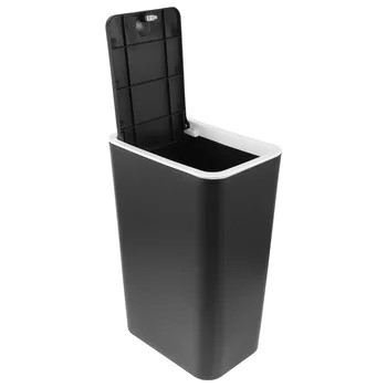 Мусорное ведро с крышкой Мусорное ведро с пластиковой корзиной для мусора Press Top для ванной комнаты, кухни, спальни