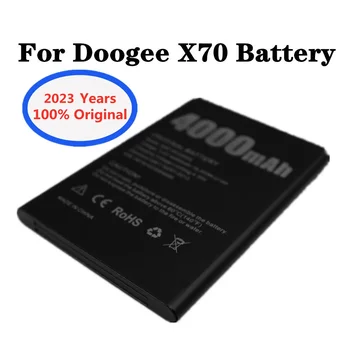 2023 года Новый оригинальный аккумулятор BAT18724000 4000 мАч для высококачественной батареи Doogee X70 Батареи Bateria + номер отслеживания