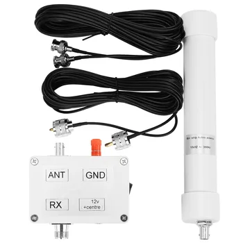 Активная антенна от 10 кГц до 30 МГц Мини-штырь HF LF VLF VHF SDR RX с портативным кабелем