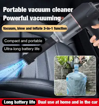  Выдув, пылесос и надувание Универсальный беспроводной пылесос для домашнего и автомобильного портативного беспроводного пылесоса Strong Wireless Cleaner Home Appliance