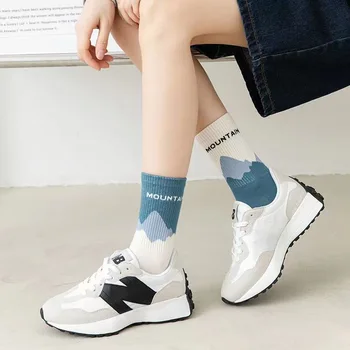 【Ящик для носков】 Спортивные носки с асимметричным рисунком