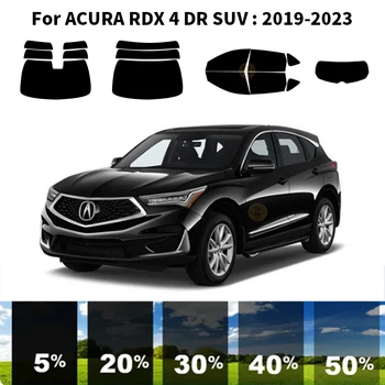  Предварительно нарезанная нанокерамика Автомобильный УФ-комплект для тонировки окон Автомобильная оконная пленка для ACURA RDX 4 DR SUV 2019-2023